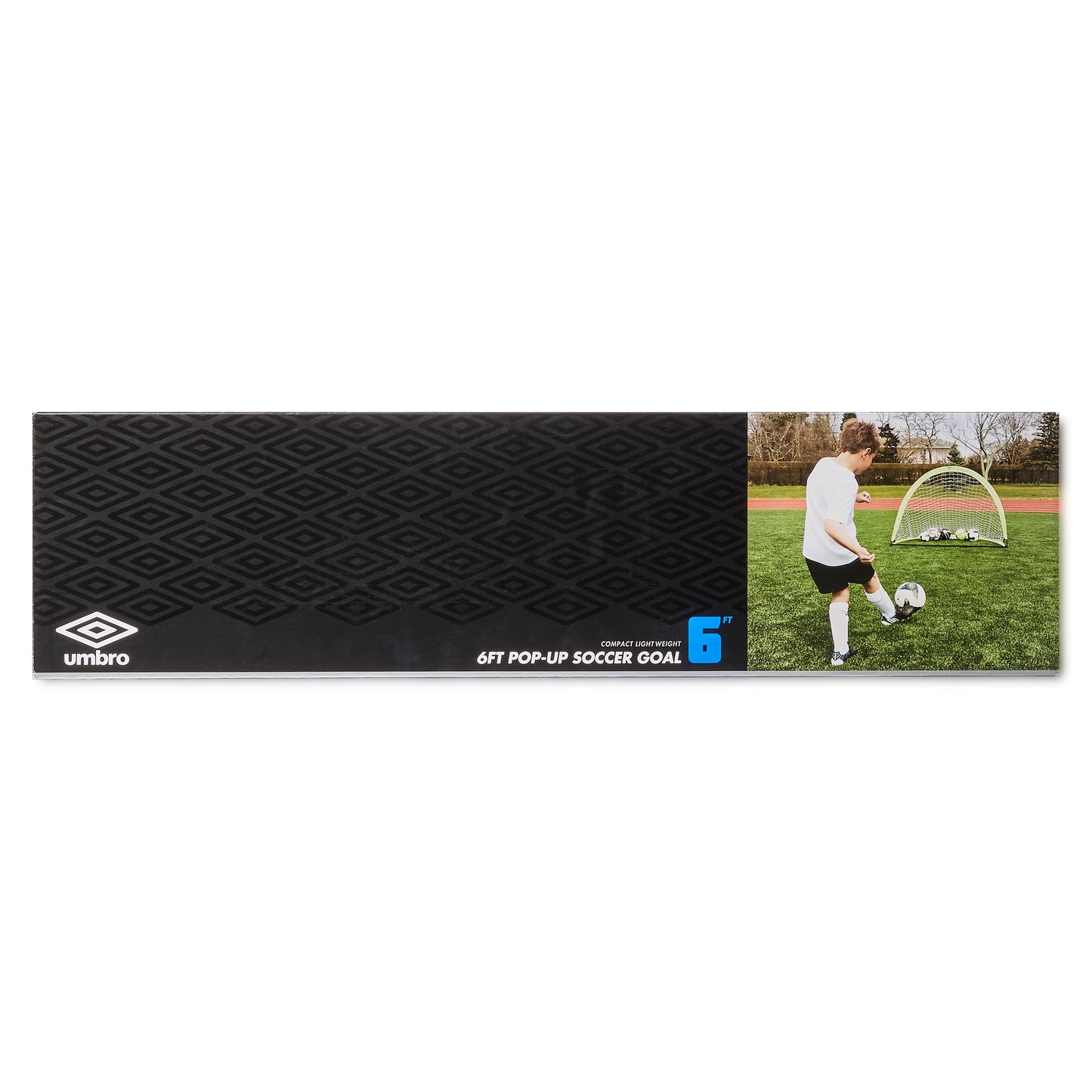 Pop-Up 6 Ft Soccer Goal Net, Portable, Green, Zipper Carrying Bag