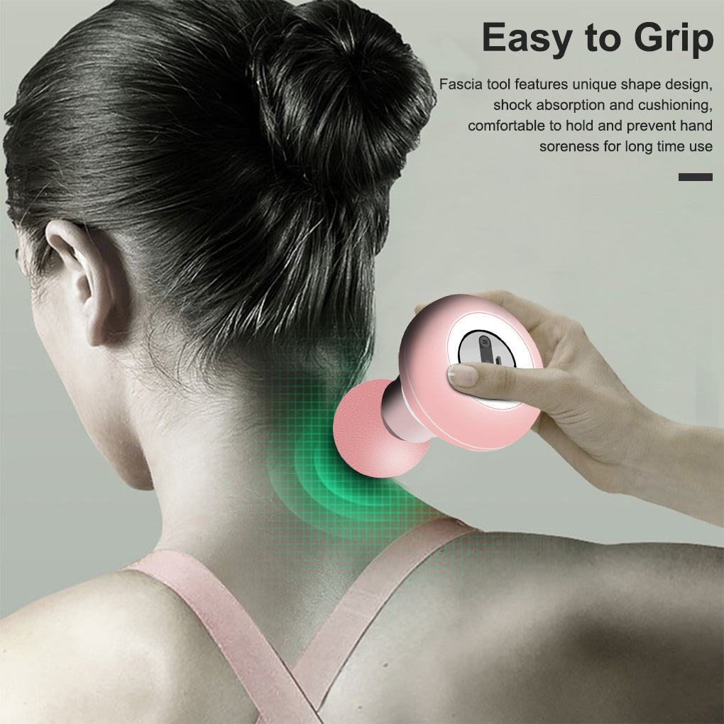 Muscle Massage Mini Pocket Electric Fascia Massage Back Neck Massager Gun for Body Deep Relief Pain Slimming Fascial Tool